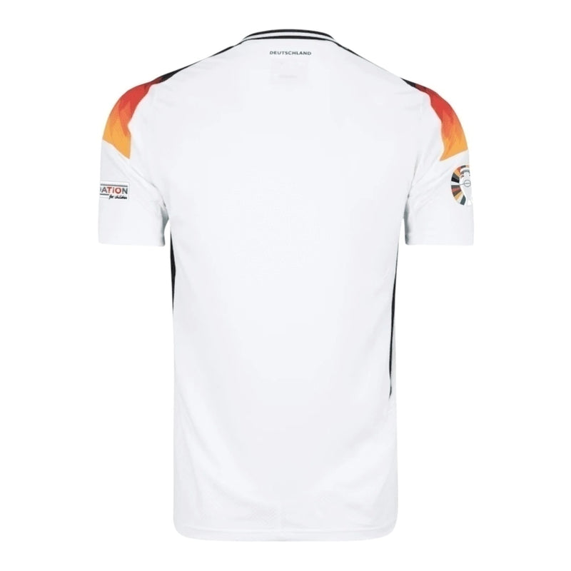 Camisa Seleção Alemanha I 24/25 - Torcedor Adidas Masculina - Branca Com Patch Eurocopa