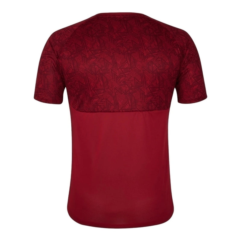 Camisa Athletico Paranaense Pré-jogo 24/25 - Torcedor Umbro Masculina - Cinza com detalhes em vermelho (cópia)